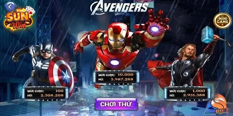 Trải Nghiệm Slot Game Avengers Sunwin – Đồ Họa Đỉnh Cao, Thưởng Cực Lớn Trải Nghiệm Slot Game Avengers Sunwin – Đồ Họa Đỉnh Cao, Thưởng Cực Lớn 1